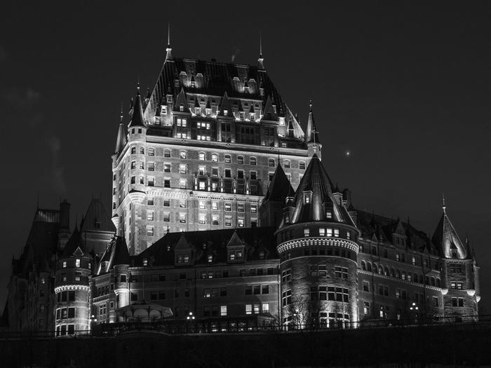 Le Château Frontenac la nuit